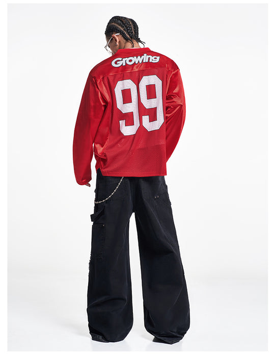 F3F Select 99 Numbered Mesh Long Sleeve Hockey Jersey | Face 3 Face