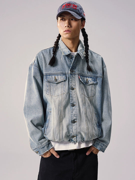 Remedy Washed Short Denim Jacket | Face 3 Face