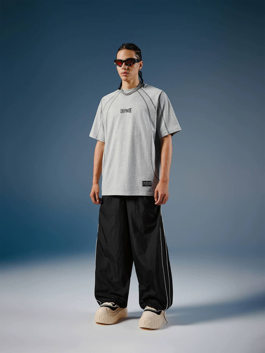 1807 Contrast Stitch Quick Dry Short Sleeve Tee | Face 3 Face