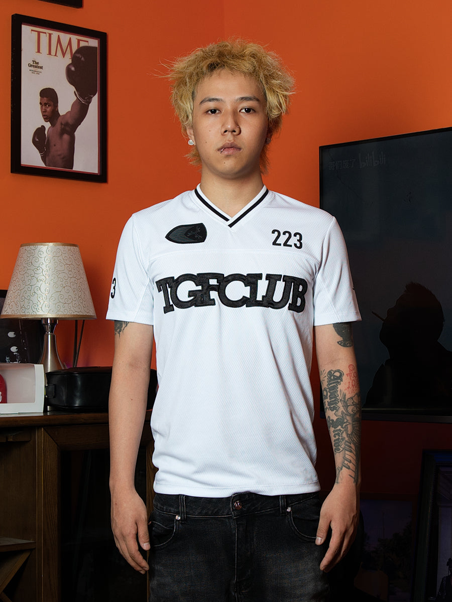 TGFCLUB Sports Fabric Patch Embroidered Logo Soccer Jersey | Face 3 Face