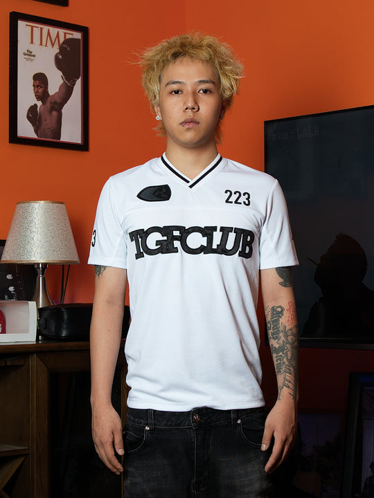 TGFCLUB Sports Fabric Patch Embroidered Logo Soccer Jersey | Face 3 Face