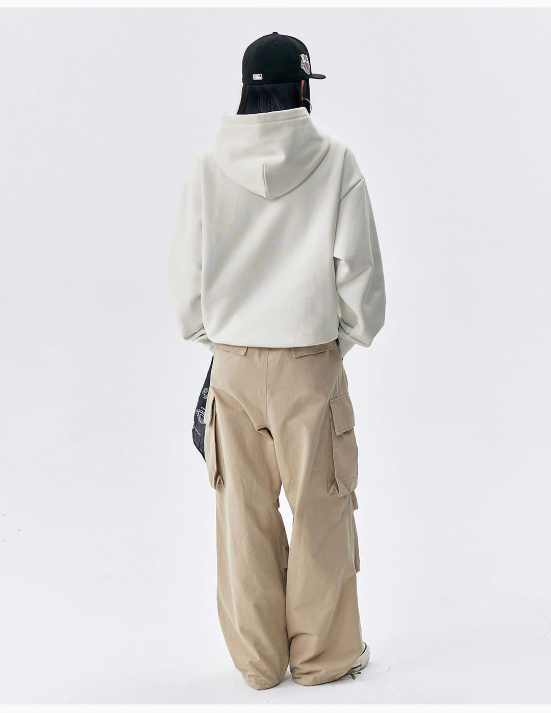 MEDM Logo Print and Embroidered Lettering Hoodie | Face 3 Face