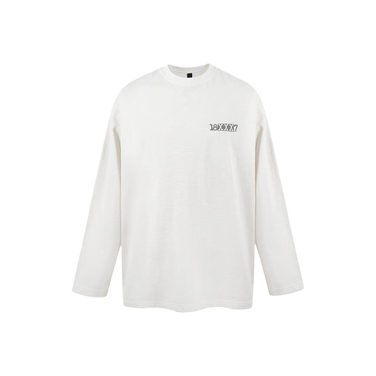 1807 18XXX7 Printed Basic Long Sleeve Tee | Face 3 Face
