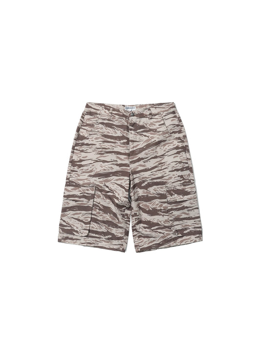 LIBERAFIT Tiger Camo 3D Patch Pocket Zip Off Cargo Pants | Face 3 Face