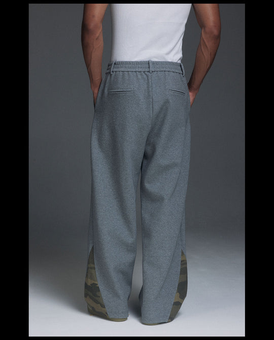 NOVACAM Camouflage-Accent Flare Sweatpants | Face 3 Face