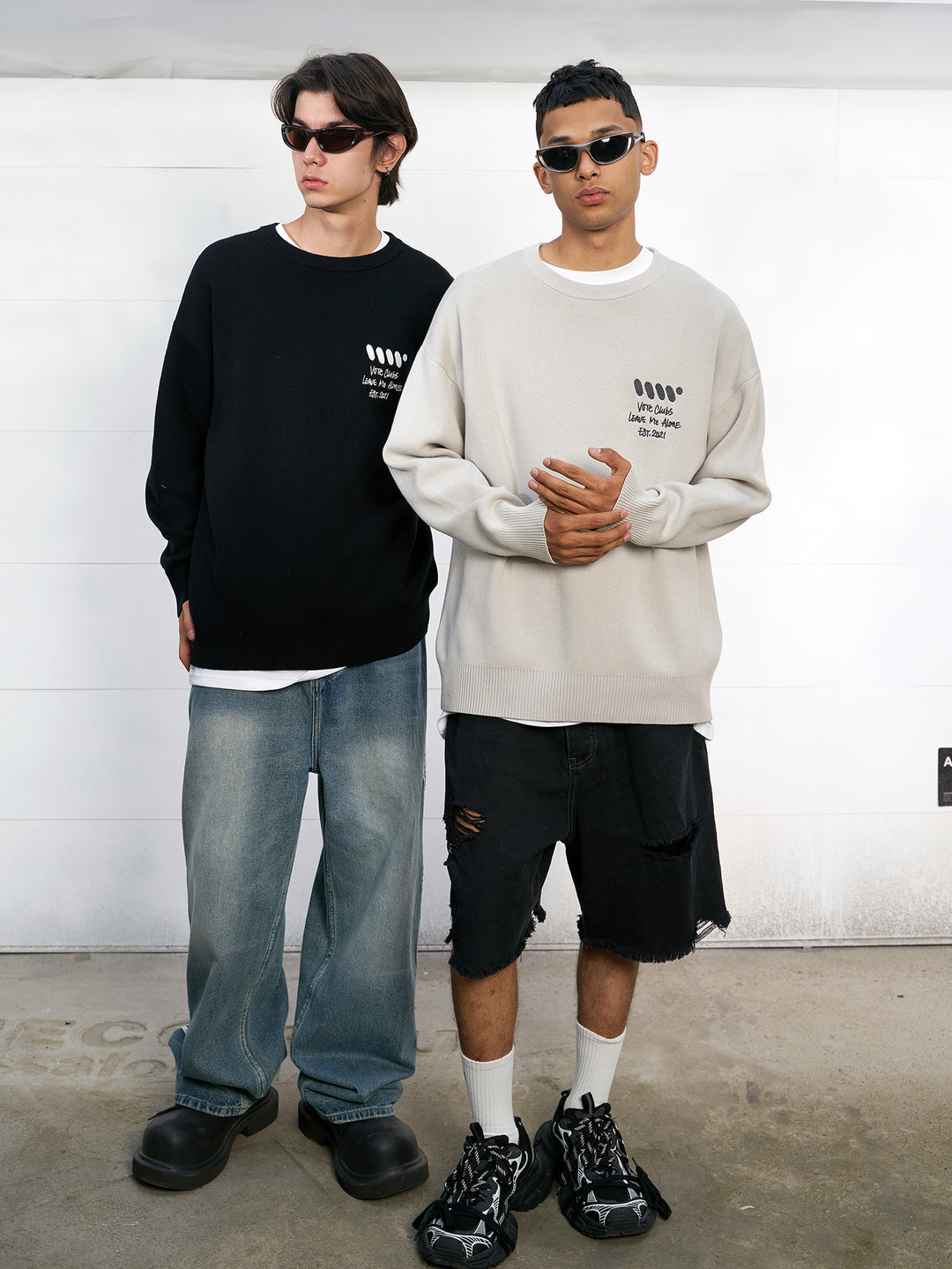 VOTE VVVVOTE Hand Painted Knit Sweater