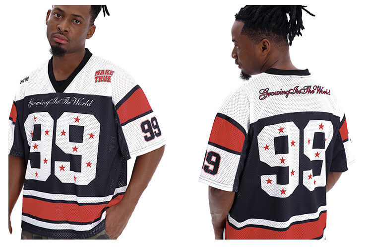 F3F Select Star 99 Numbering Color Block Mesh Short Sleeve Jersey | Face 3 Face