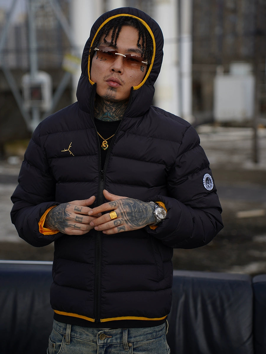 TGFCLUB Slim Hooded Down Jacket | Face 3 Face