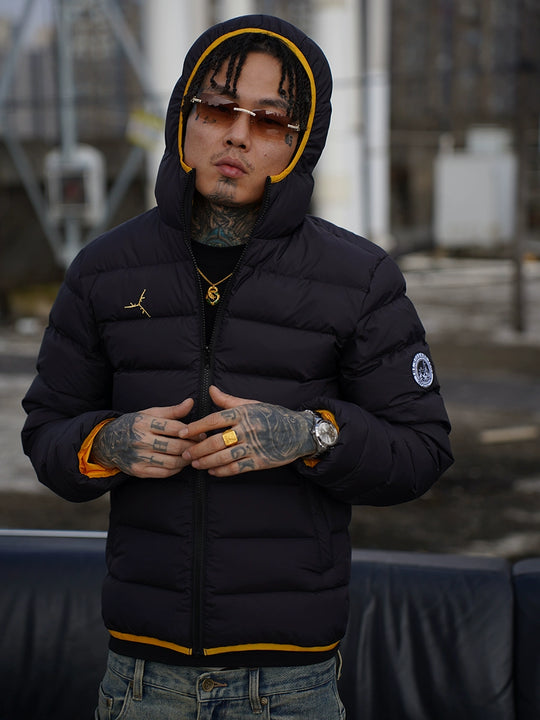 TGFCLUB Slim Hooded Down Jacket | Face 3 Face