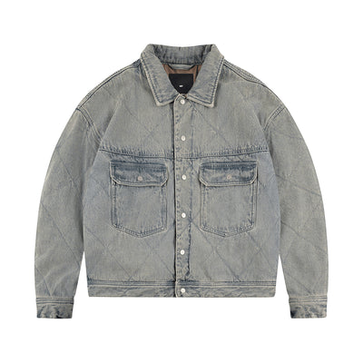 1807 Quilted Denim Jacket | Face 3 Face