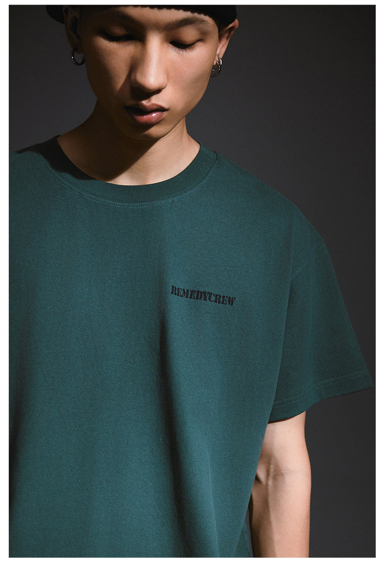 Remedy Military Stencil Print Tee | Face 3 Face