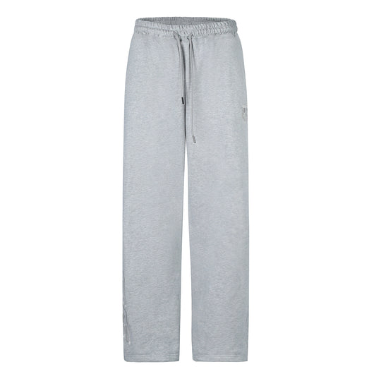 S45 Gray Embroidered Sweatpants | Face 3 Face