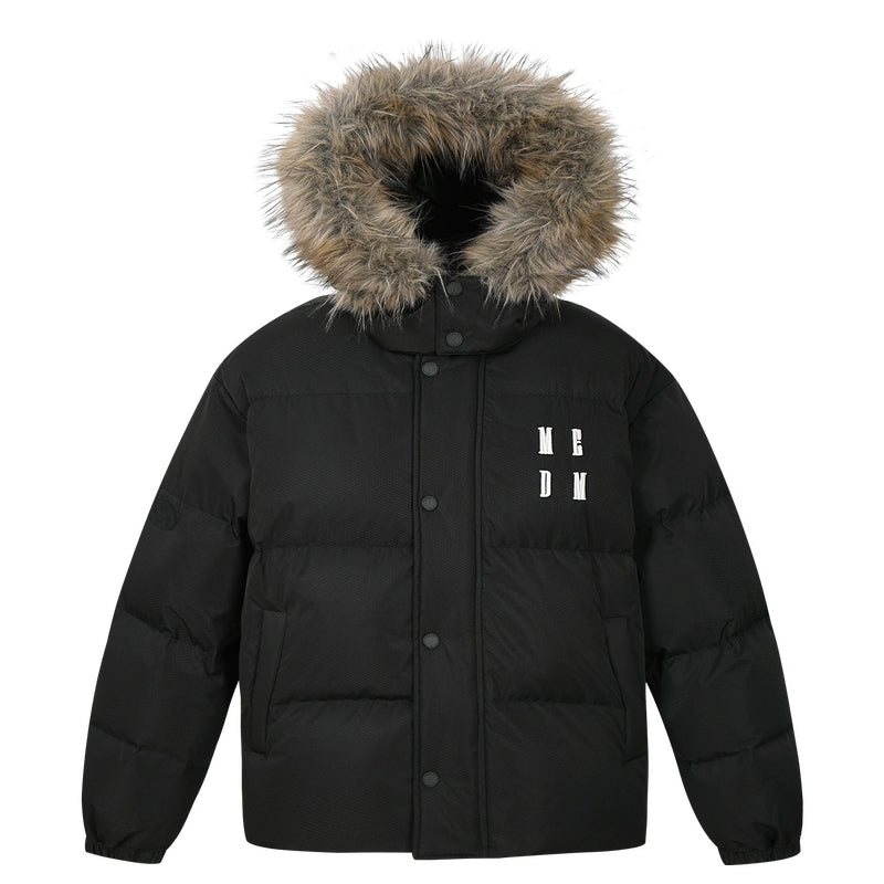 MEDM Detachable Fur Hooded Down Jacket | Face 3 Face