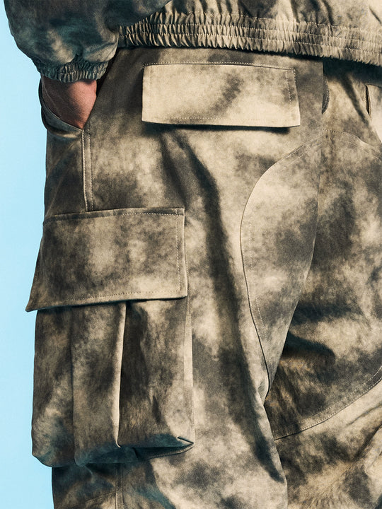 1807 JEFF HAMILTON Tie Dye Work Cargo Pants | Face 3 Face