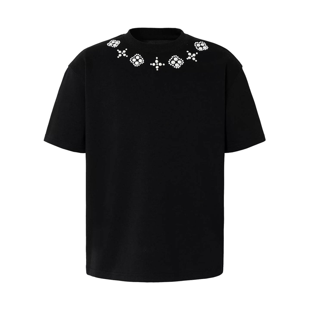 YADcrew Four Leaf Clover Pearl Neckline Tee | Face 3 Face