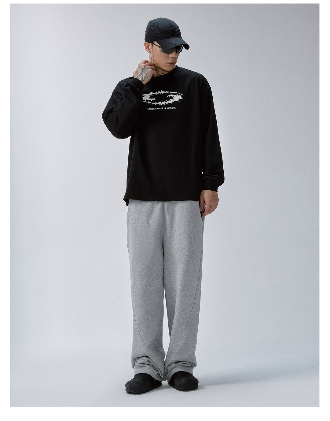 F2CE Thorn Print Logo Long Sleeve Tee | Face 3 Face