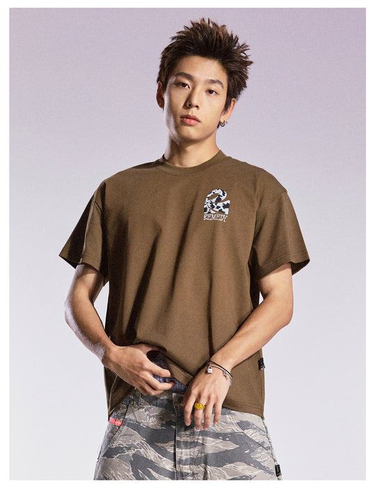 Remedy Animal Logo Print Tee | Face 3 Face