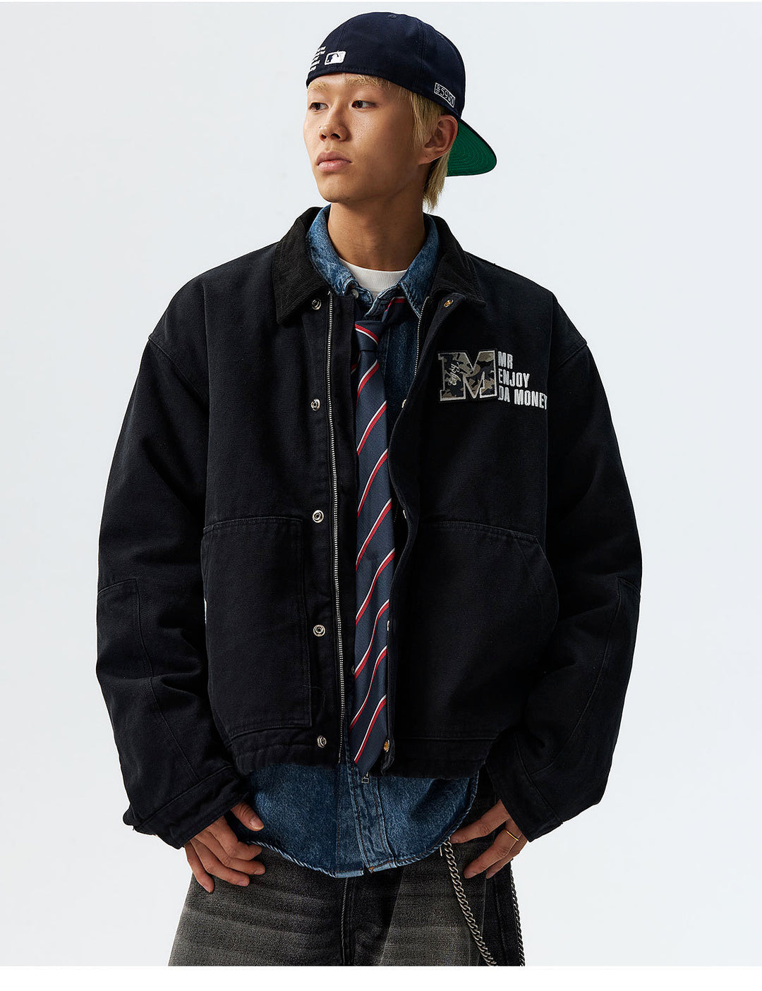 MEDM Camouflage Velcro Patch Detroit Jacket | Face 3 Face