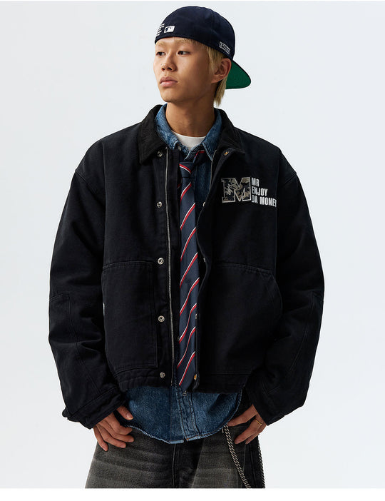 MEDM Camouflage Velcro Patch Detroit Jacket | Face 3 Face