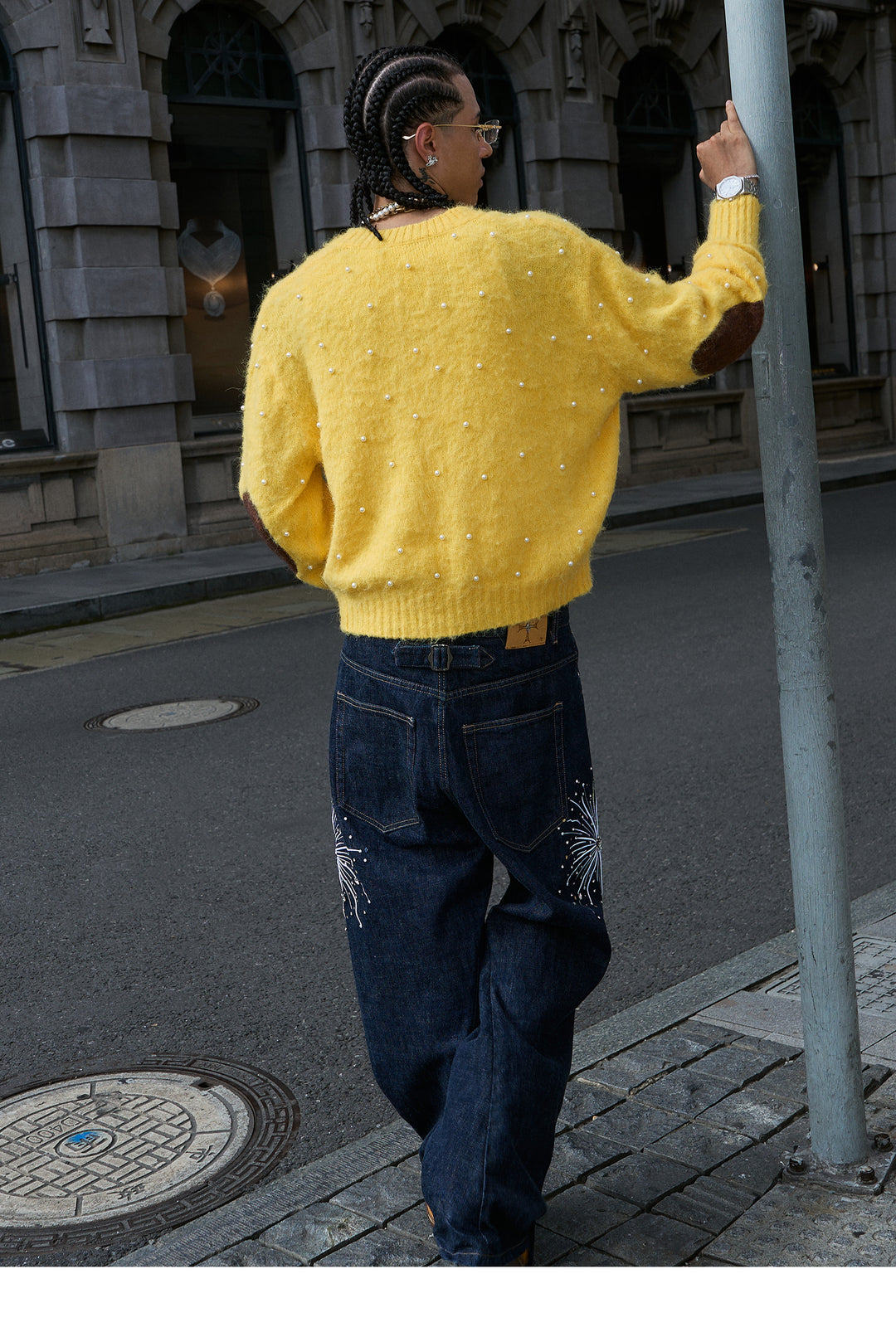 STEEPC Wool Blend Pearl Knit Cardigan | Face 3 Face