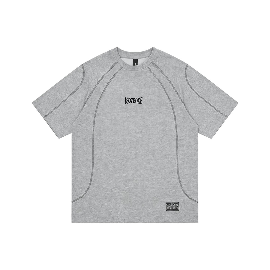 1807 Contrast Stitch Quick Dry Short Sleeve Tee | Face 3 Face