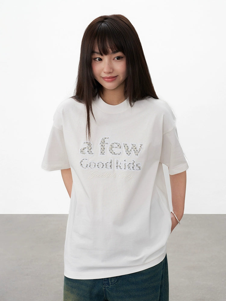 AFGK Pearl Patch Embroidered Tee | Face 3 Face