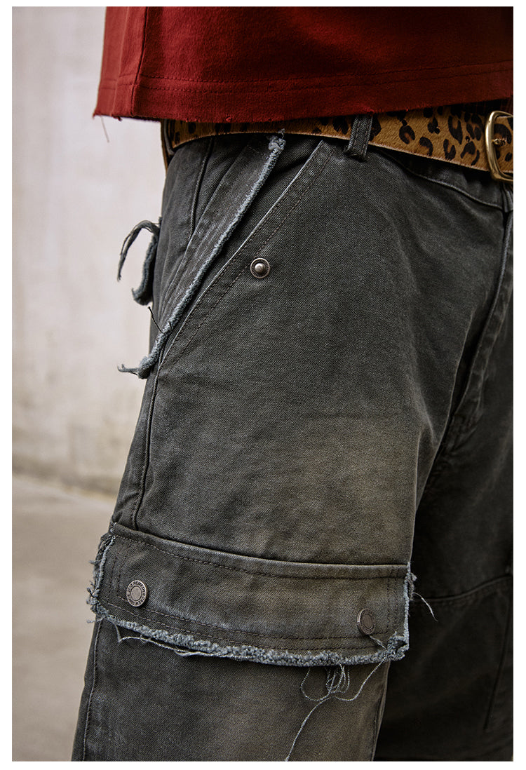 Remedy Washed Work Pocket Shorts | Face 3 Face