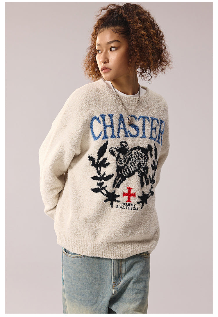 Remedy CHASTER Jacquard Knit Sweater | Face 3 Face