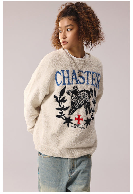 Remedy CHASTER Jacquard Knit Sweater | Face 3 Face