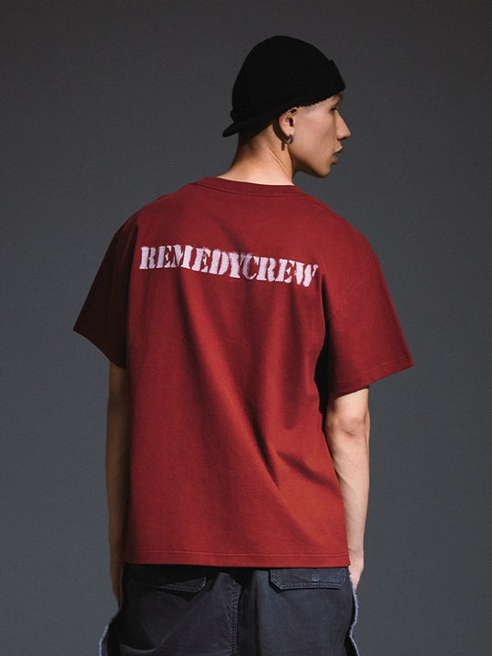 Remedy Military Stencil Print Tee | Face 3 Face
