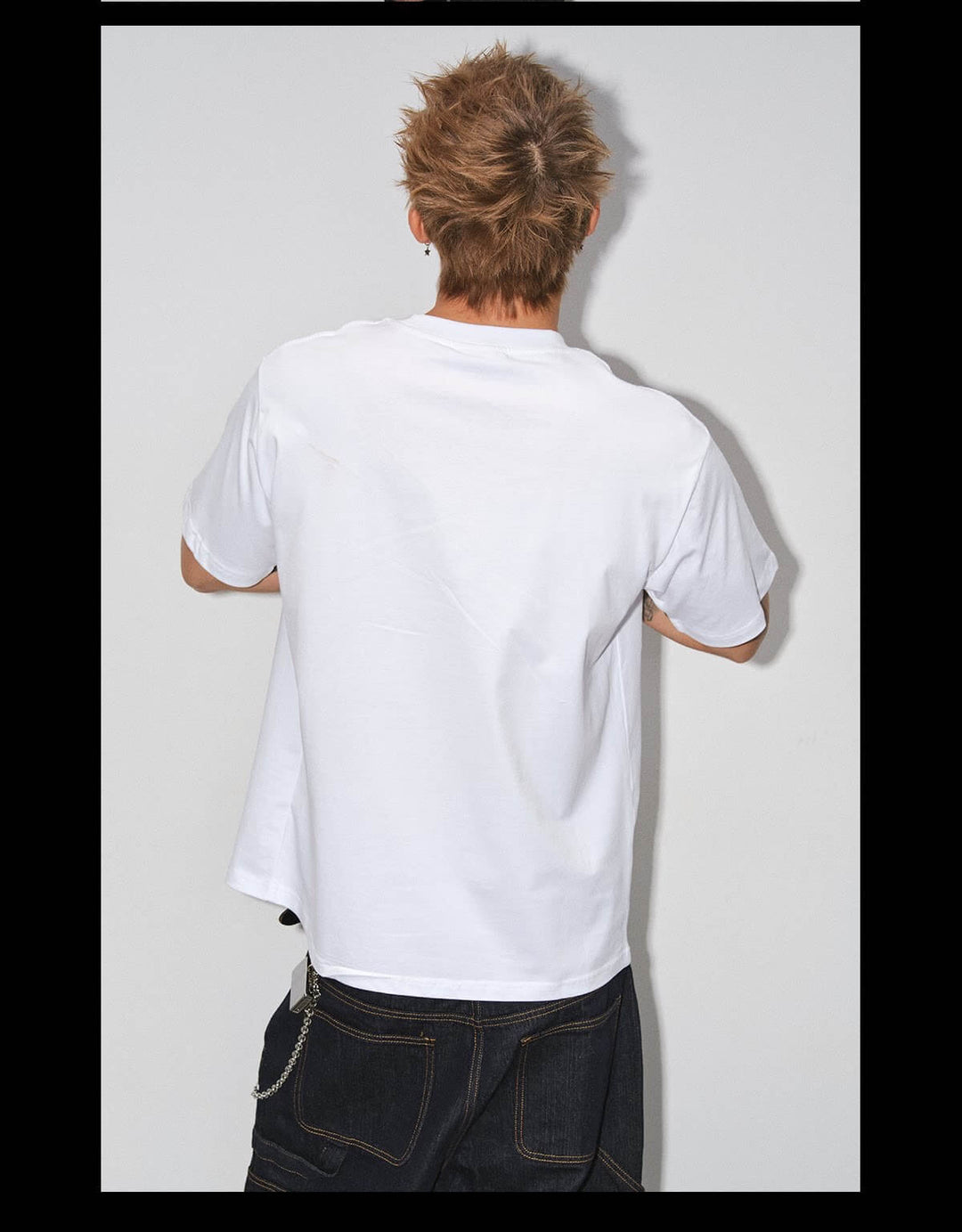 NOVACAM Cash Flow Letter Print Short Sleeve Tee | Face 3 Face