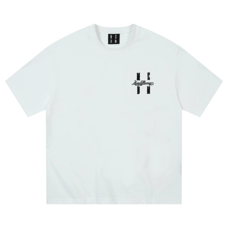 MEDM One Point 3D Fuzzy Embroidered Logo Tee | Face 3 Face