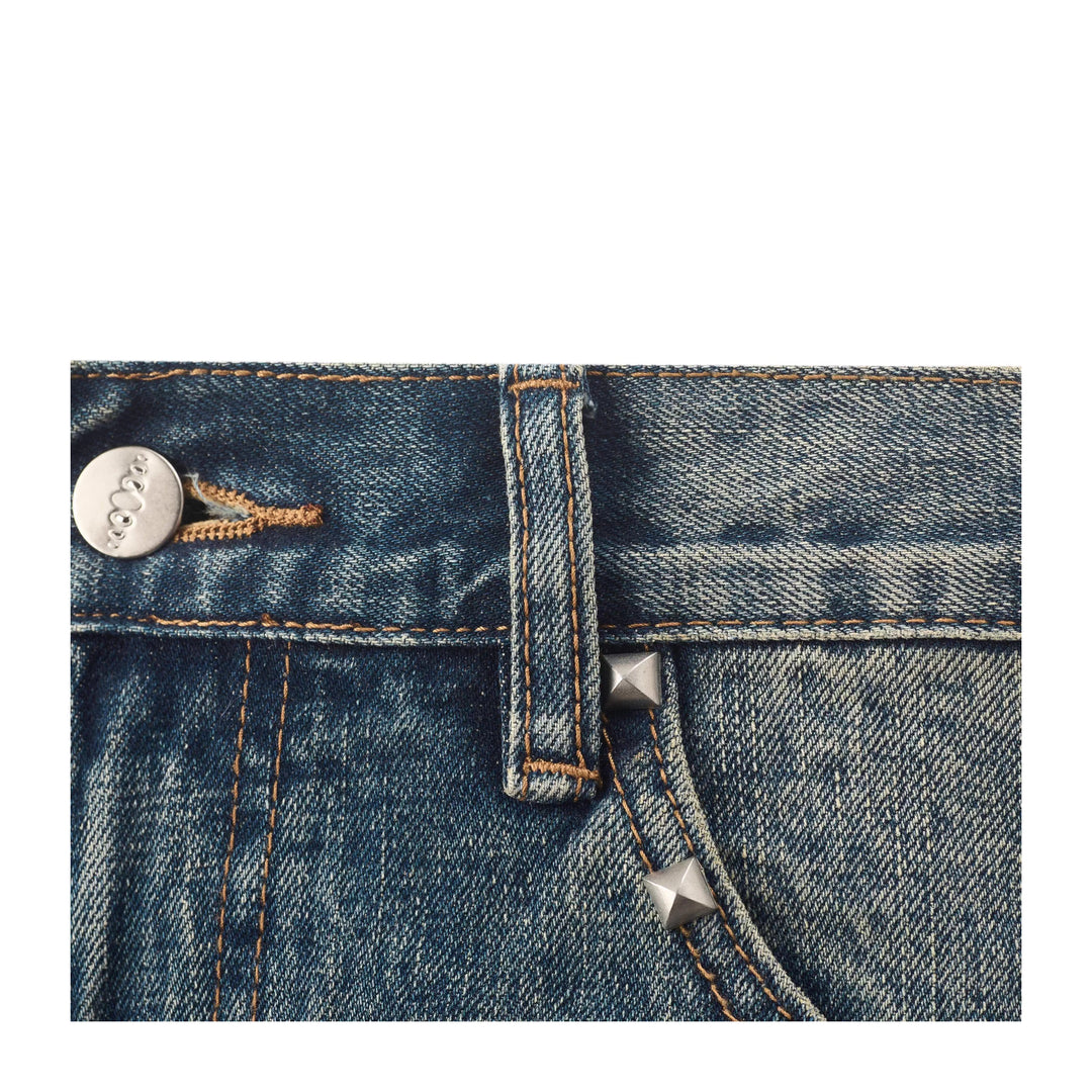 KARMANISTIC Riveted Washed Baggy Jeans | Face 3 Face
