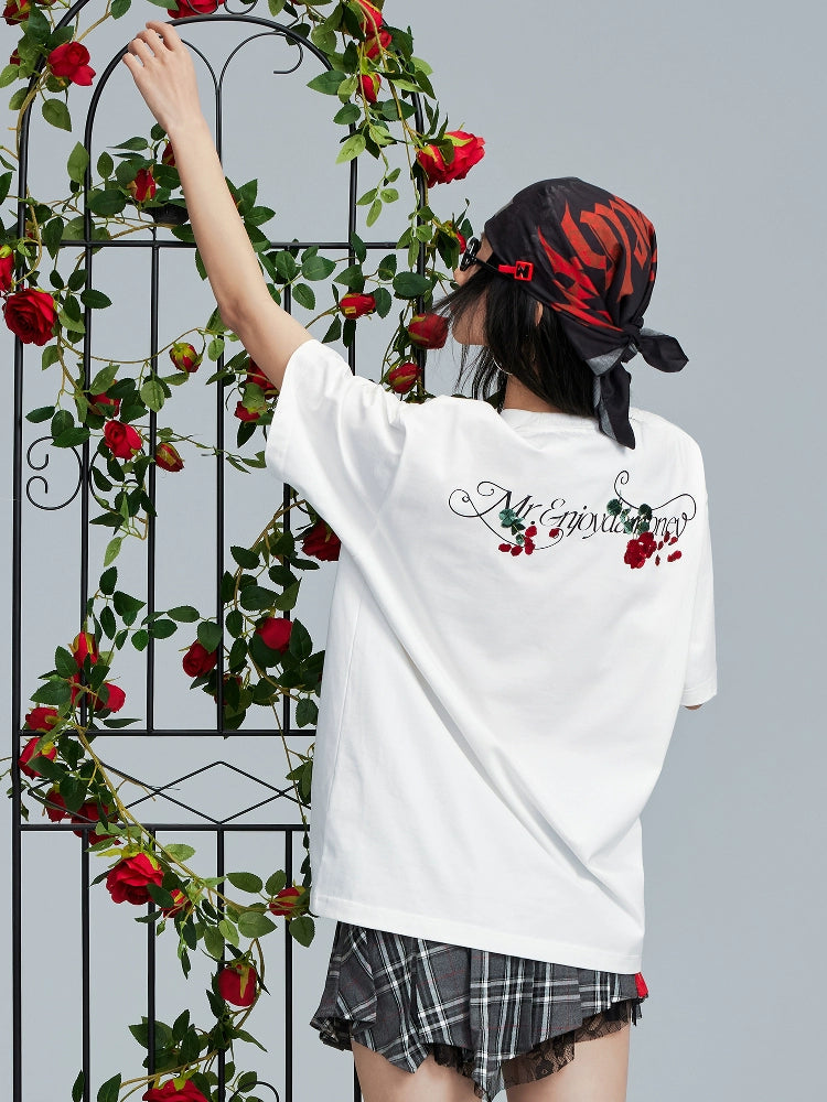 MEDM Big M Rose Flower Logo Tee | Face 3 Face