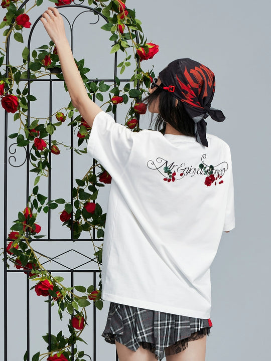 MEDM Big M Rose Flower Logo Tee | Face 3 Face