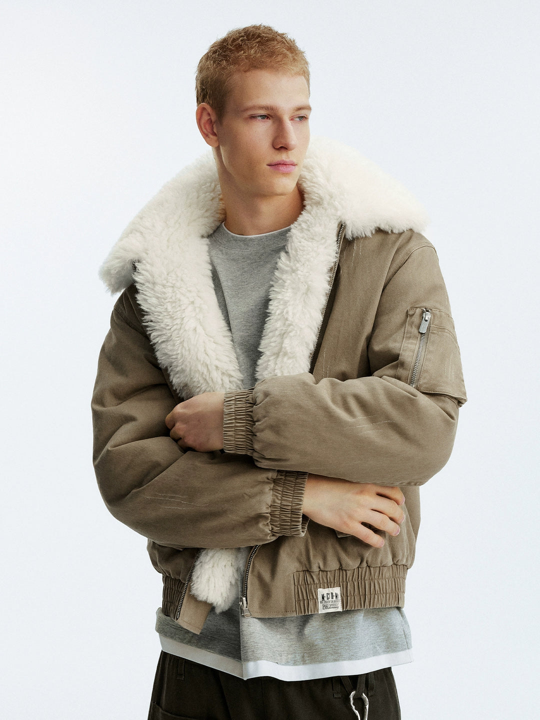 MEDM Reversible Sherpa Flight Jacket | Face 3 Face