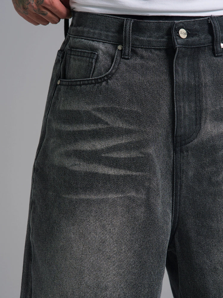 S45 Vintage Washed Denim Shorts | Face 3 Face