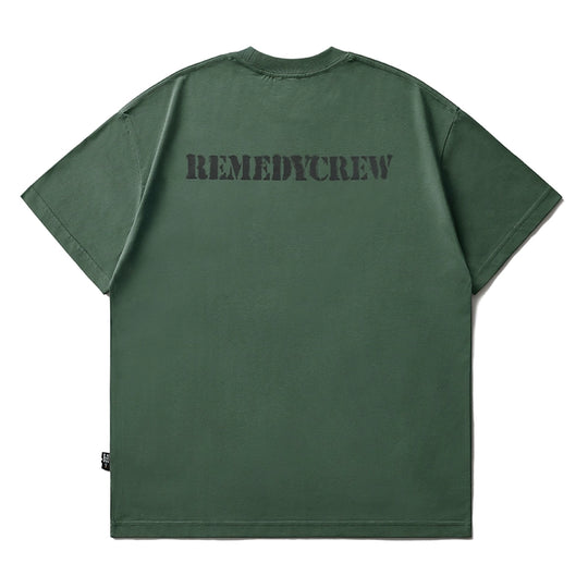 Remedy Military Stencil Print Tee | Face 3 Face