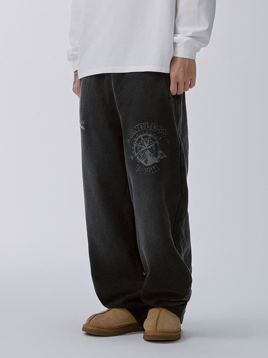 F2CE Washed Old Print Sweatpants | Face 3 Face