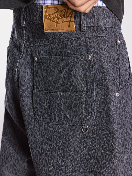 Remedy Leopard Work Painter Shorts | Face 3 Face