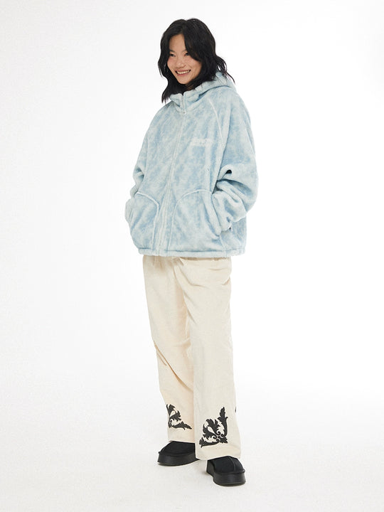 EMPTY REFERENCE Flower Print Corduroy Suit Pants | Face 3 Face