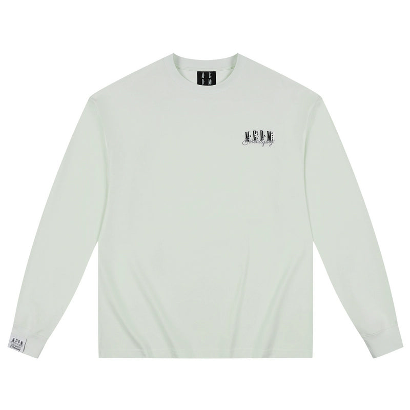 MEDM Logo Embroidered Antibacterial Long Sleeve Tee | Face 3 Face
