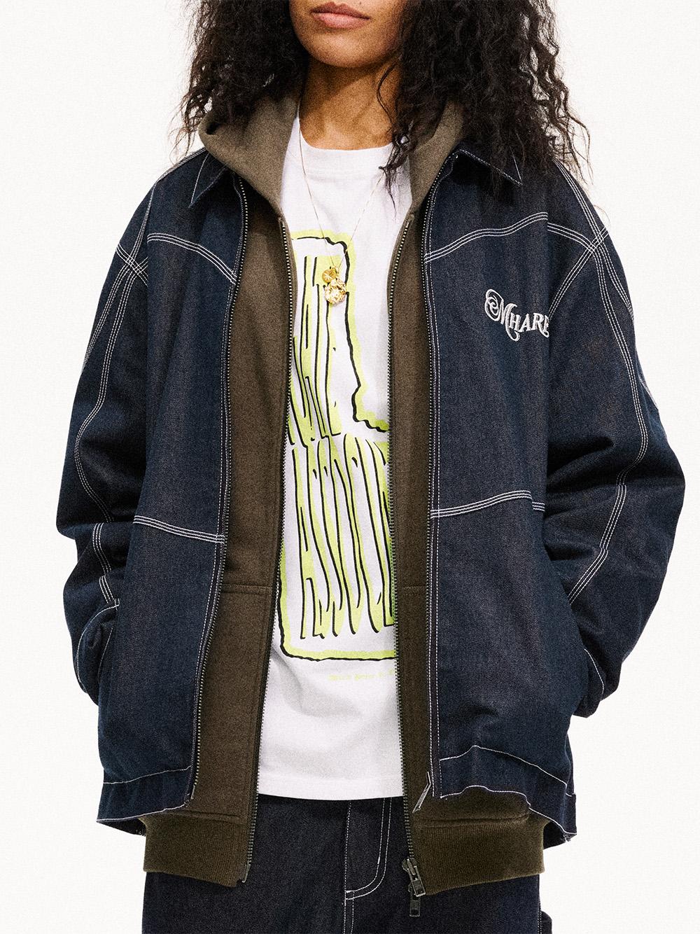 MHARF Indigo Denim Work Jacket | Face 3 Face