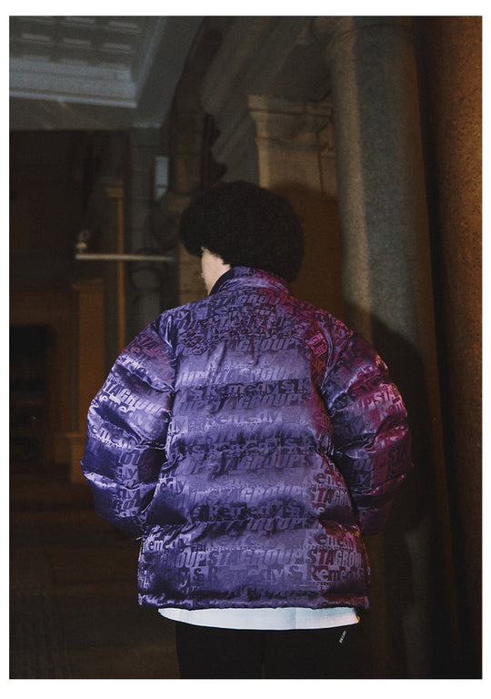 Remedy x STA STARMD SR 3D Logo Full Print Puffer Jacket | Face 3 Face