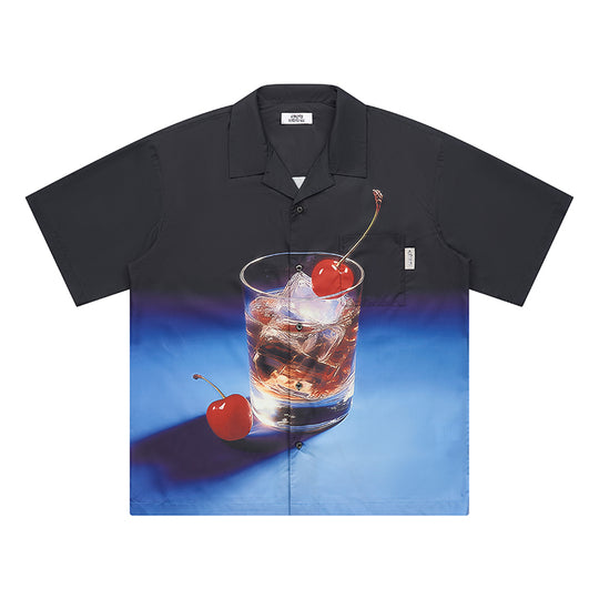 EMPTY REFERENCE Fantasy Wine Glass Short Sleeve Shirt