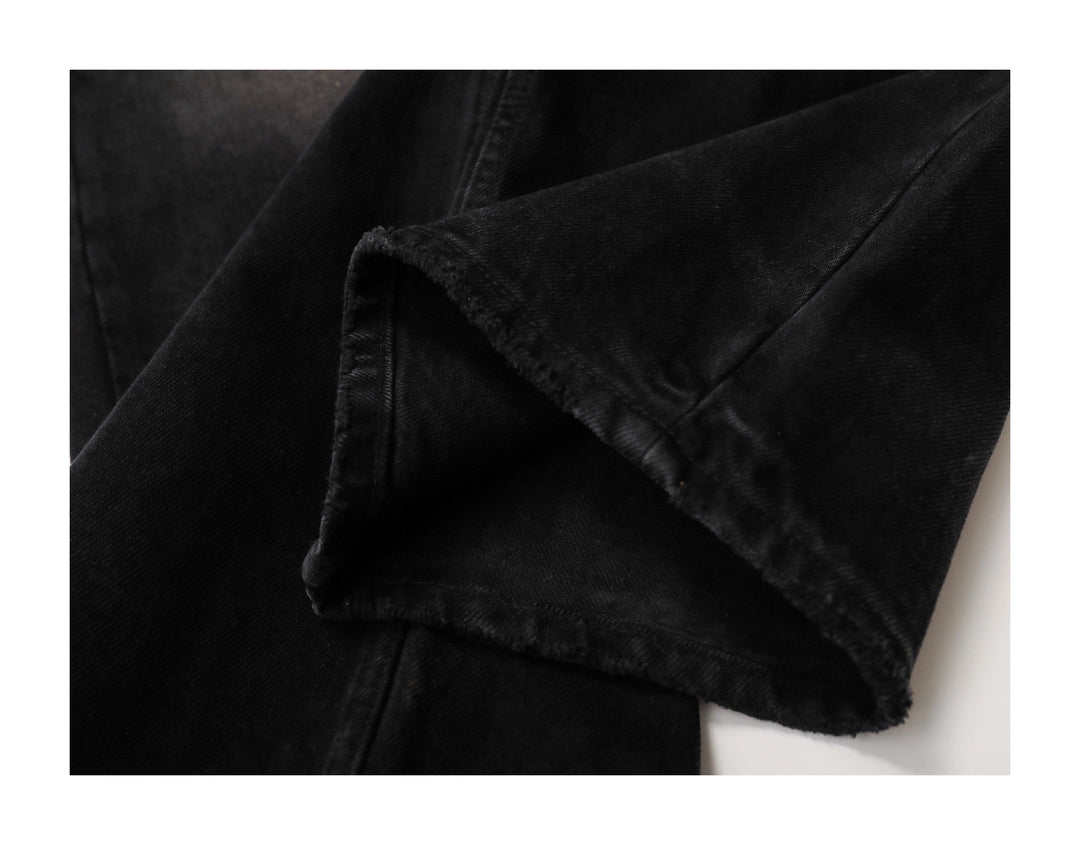 KARMANISTIC Diamond Studded Washed Wide Leg Jeans | Face 3 Face