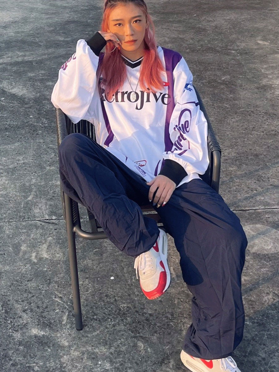 Retro Project Long Sleeve Racing Soccer Jersey Tee | Face 3 Face