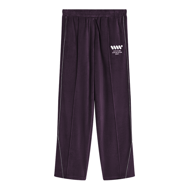 VOTE Athleisure Velvet Sports Pants