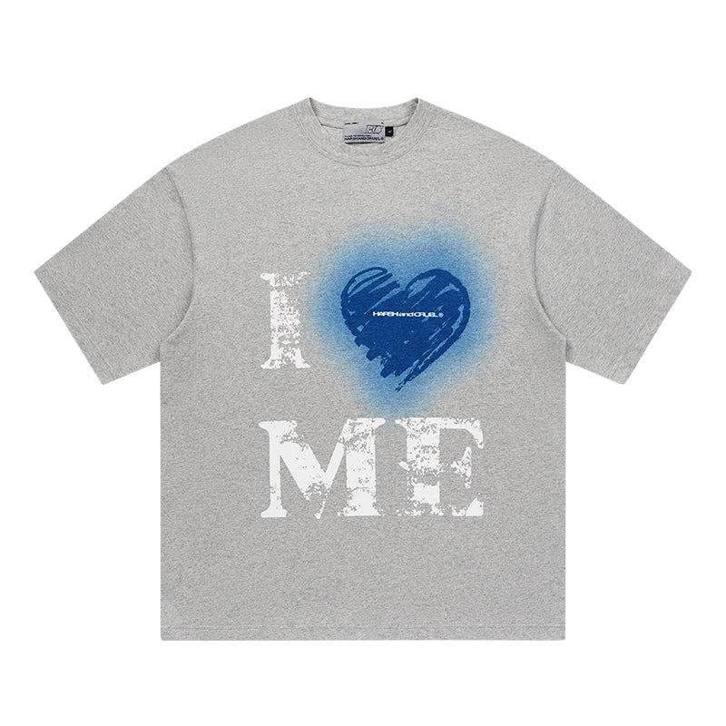 Harsh and Cruel Heart Print Heavyweight Tee