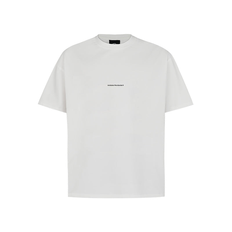 ANTIDOTE Small Letter Print Basic Tee